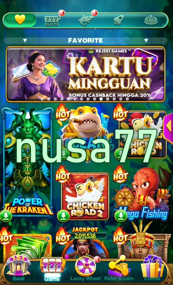 nusa77 Tangkapan Layar Resmi APK